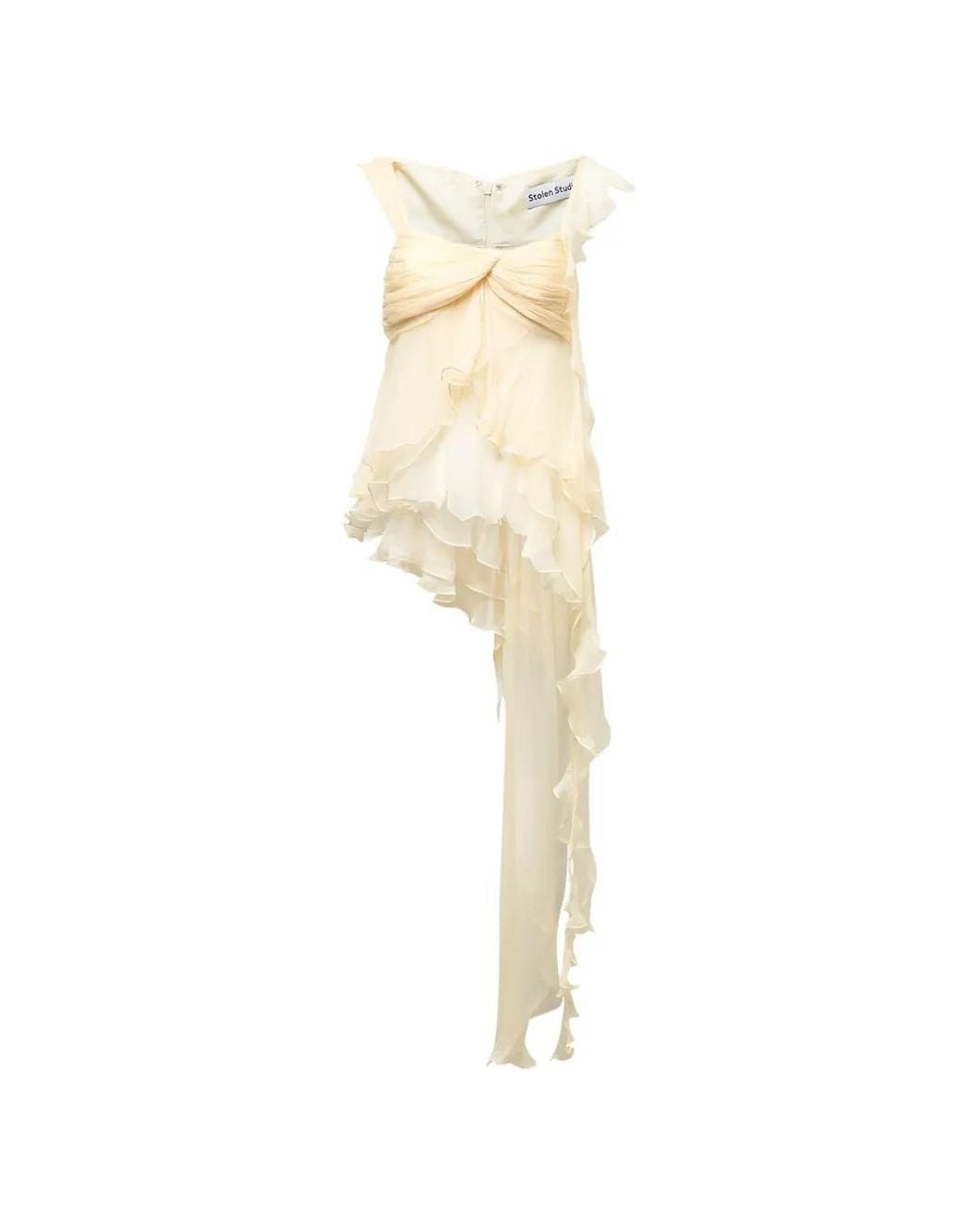 Stolen Stores White Fairy Ruffled Blouse