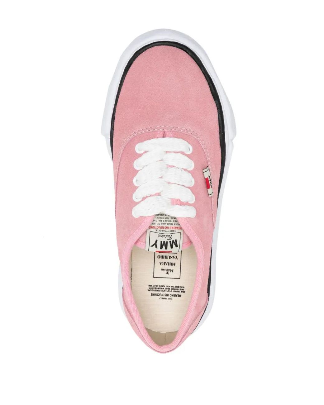 Maison Mihara Yasuhiro Pink Baker Og Suede Sneakers for men