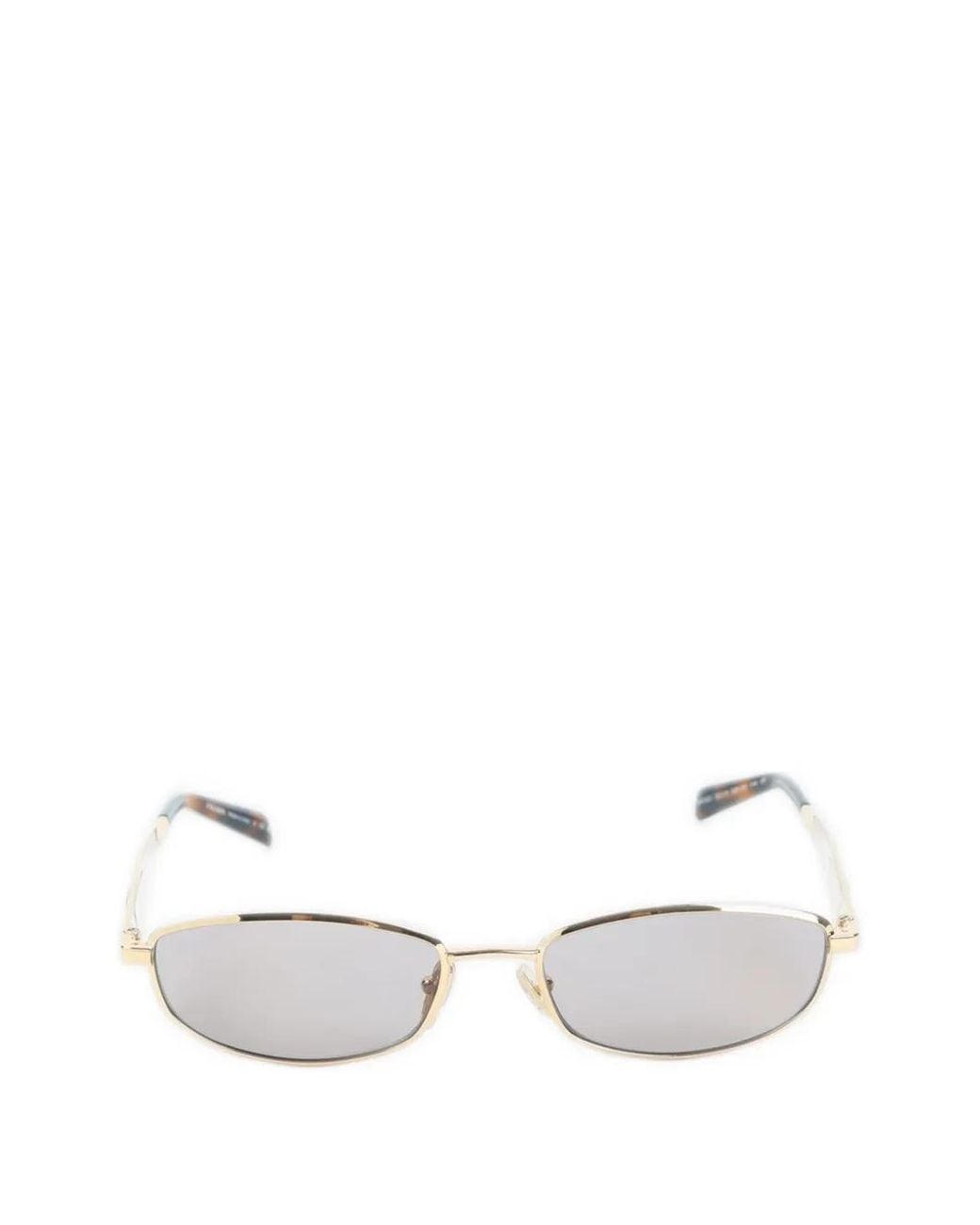 Prada White Sonnenbrille Mit Prada-Logo