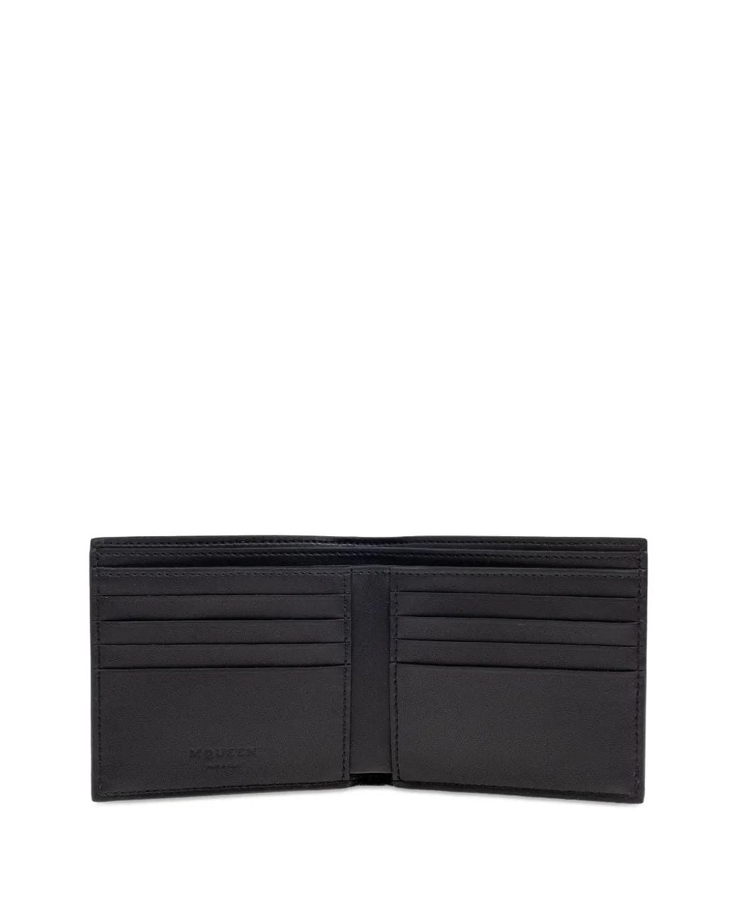 McQueen Black Bifold Wallet for men