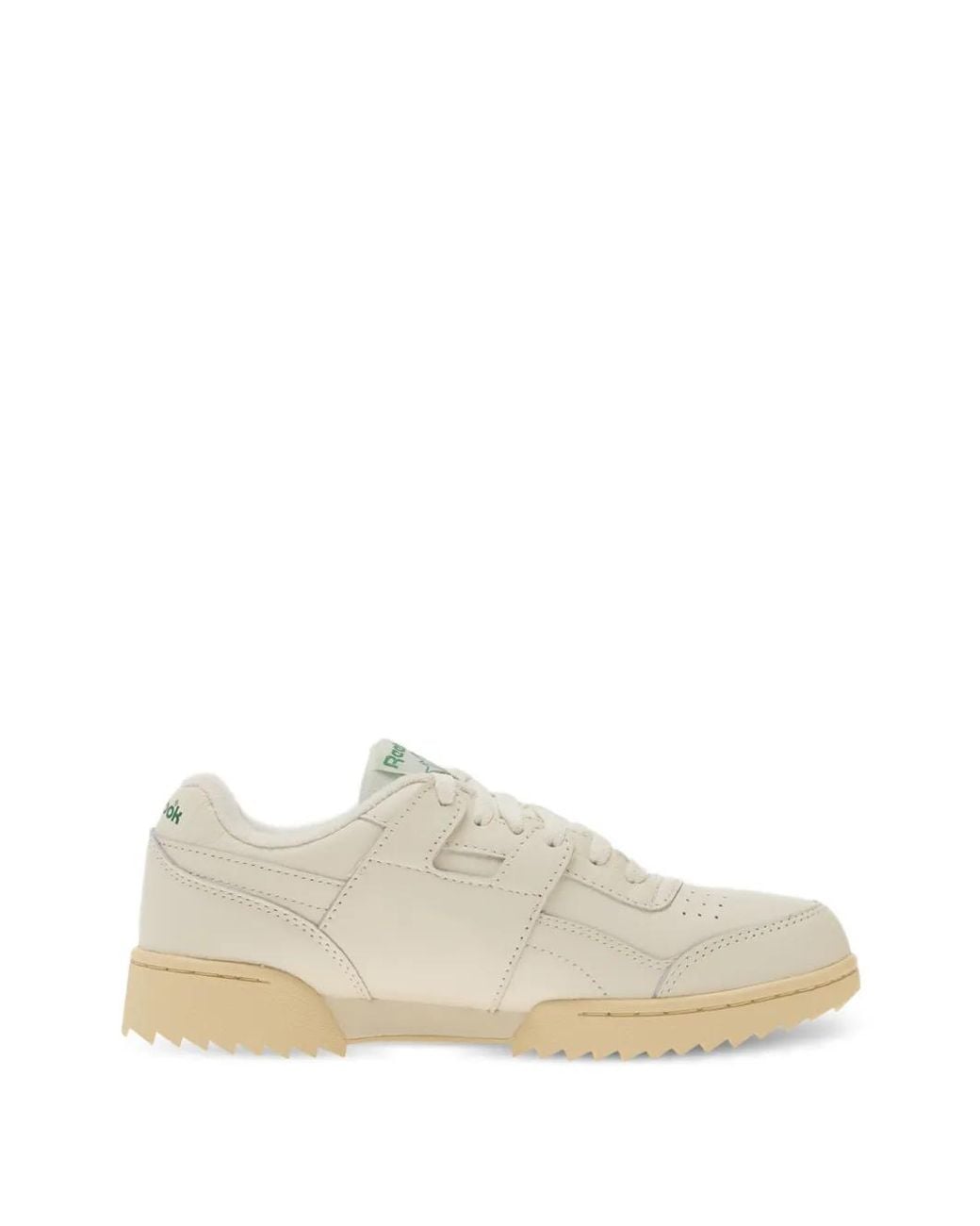 Reebok White Baskets Workout Plus Ripple