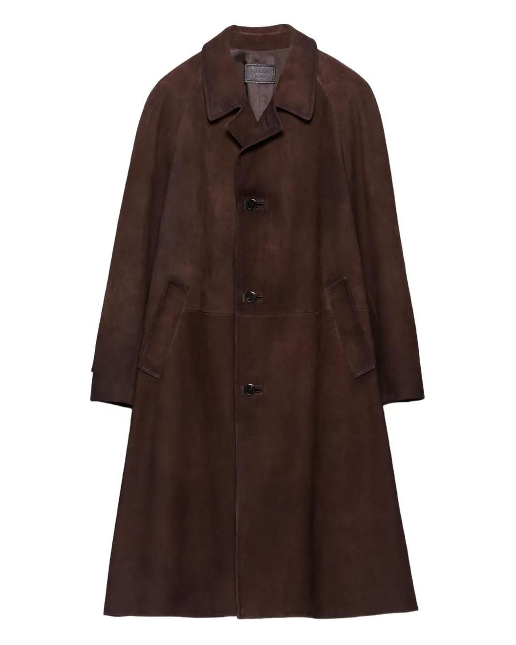 Prada Brown Suede Coat for men
