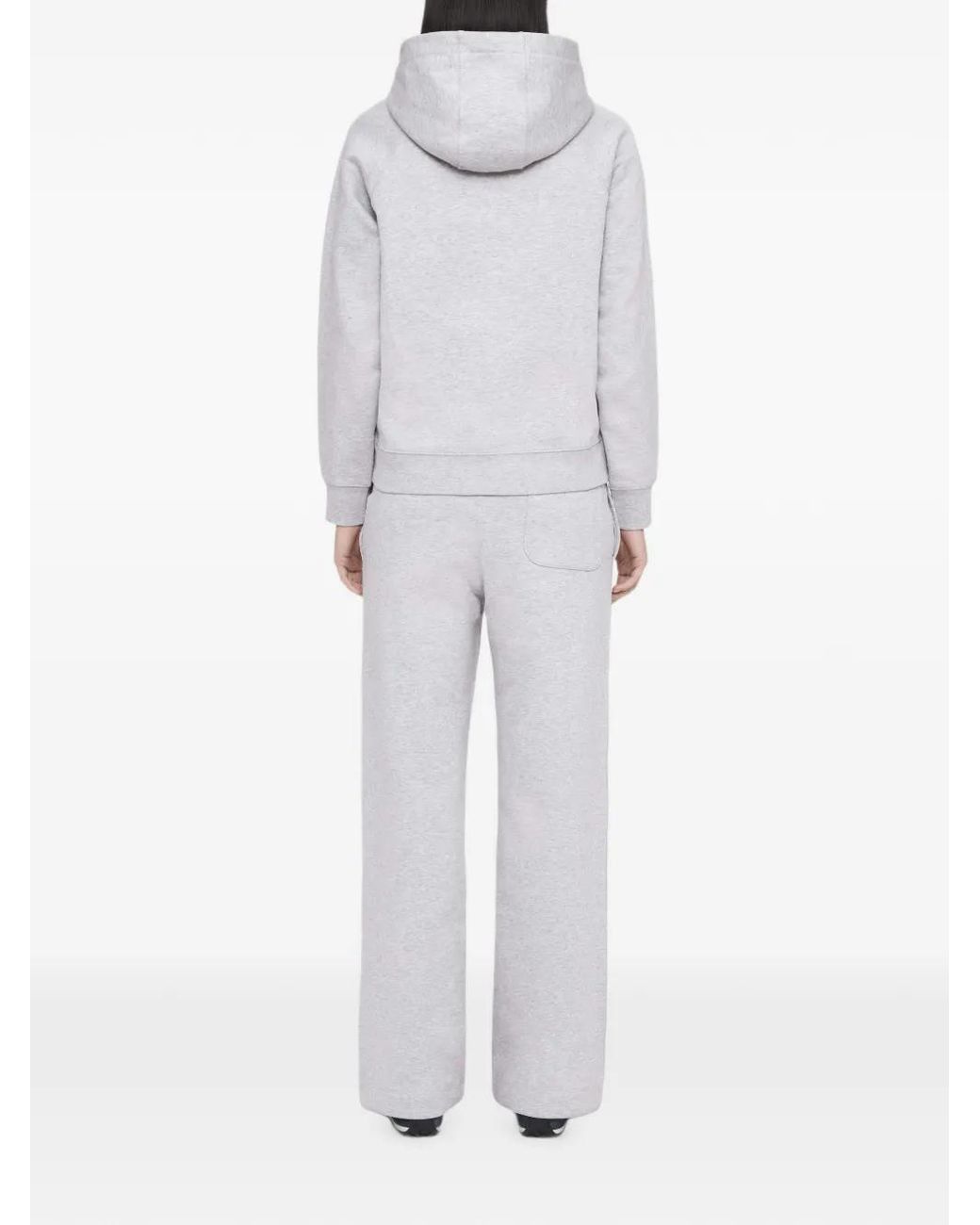 AllSaints White Lily Raglan-Sleeve Hoodie
