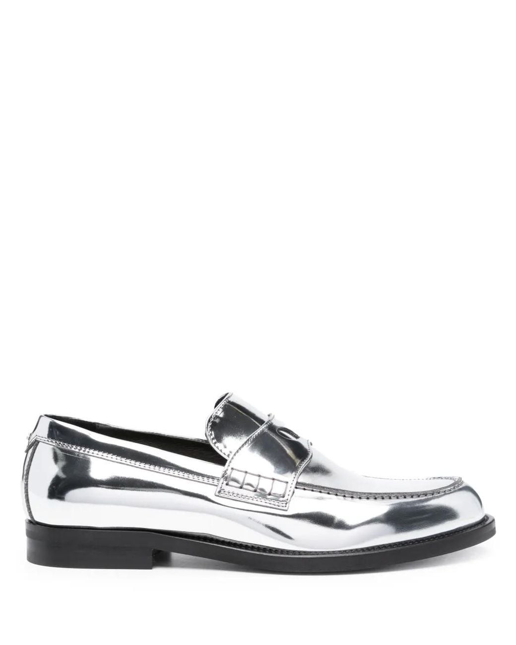 Gcds White Wirdo Reflective-Effect Loafers