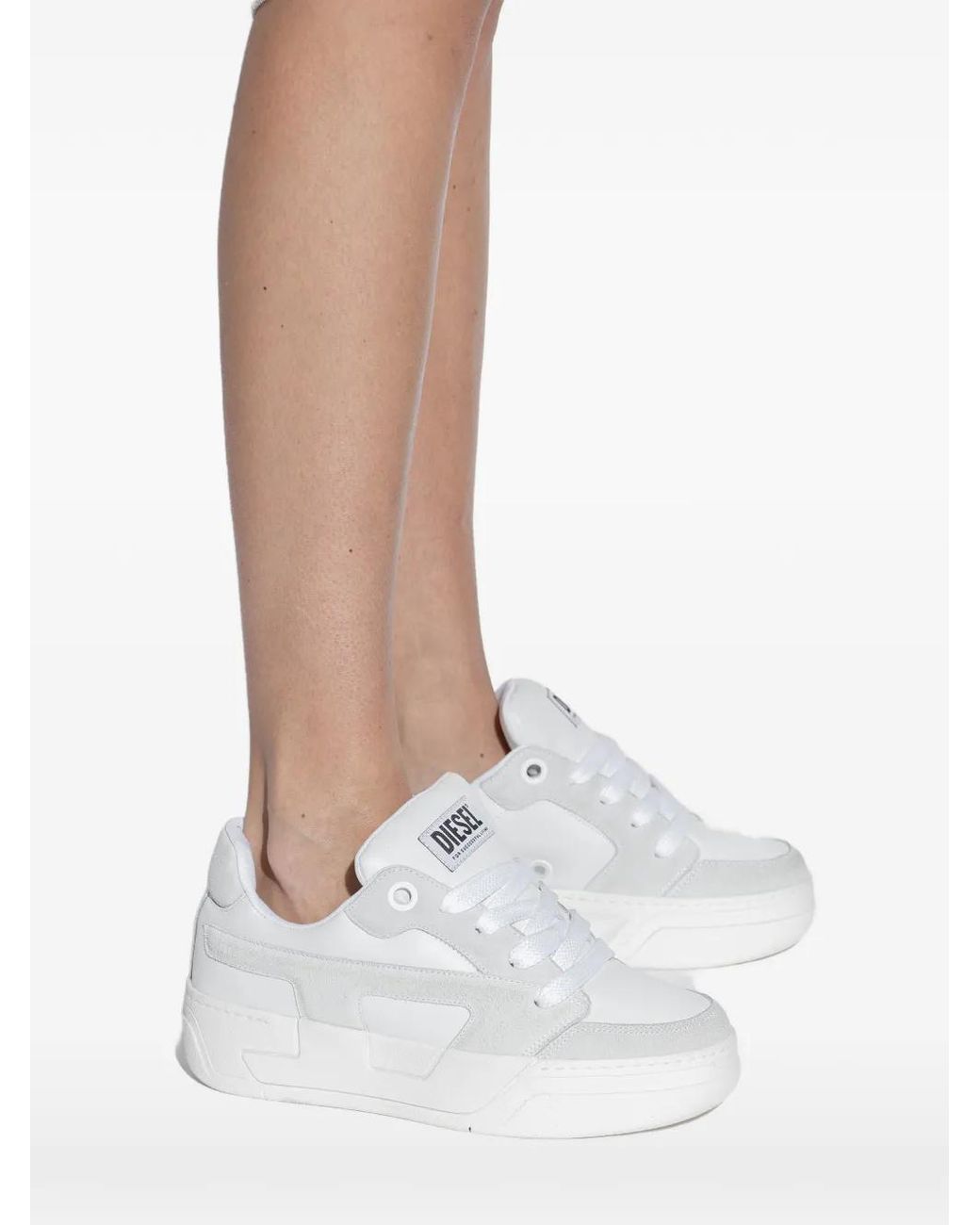 Sneakers Con Inserti di DIESEL in White