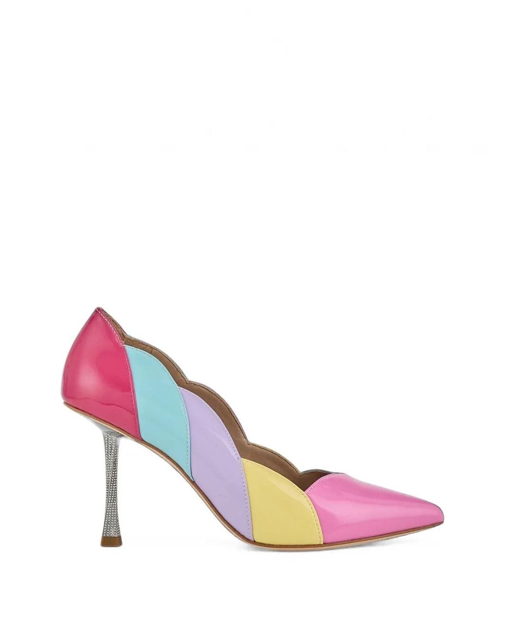 Kat Maconie Pink Divina Scalloped Pumps