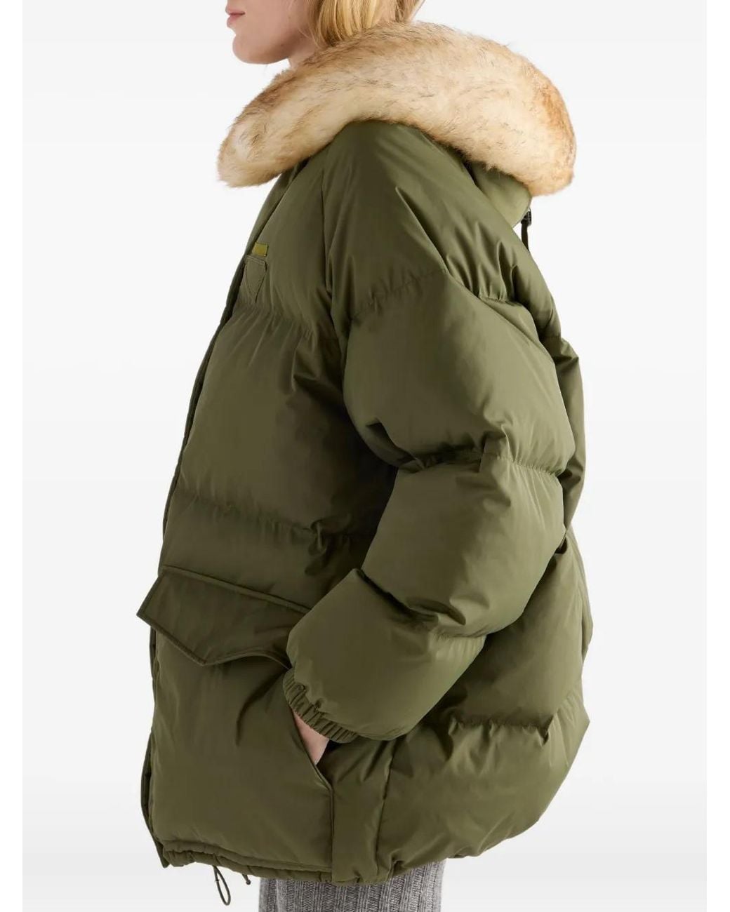 Prada Jack Met Capuchon in het Green