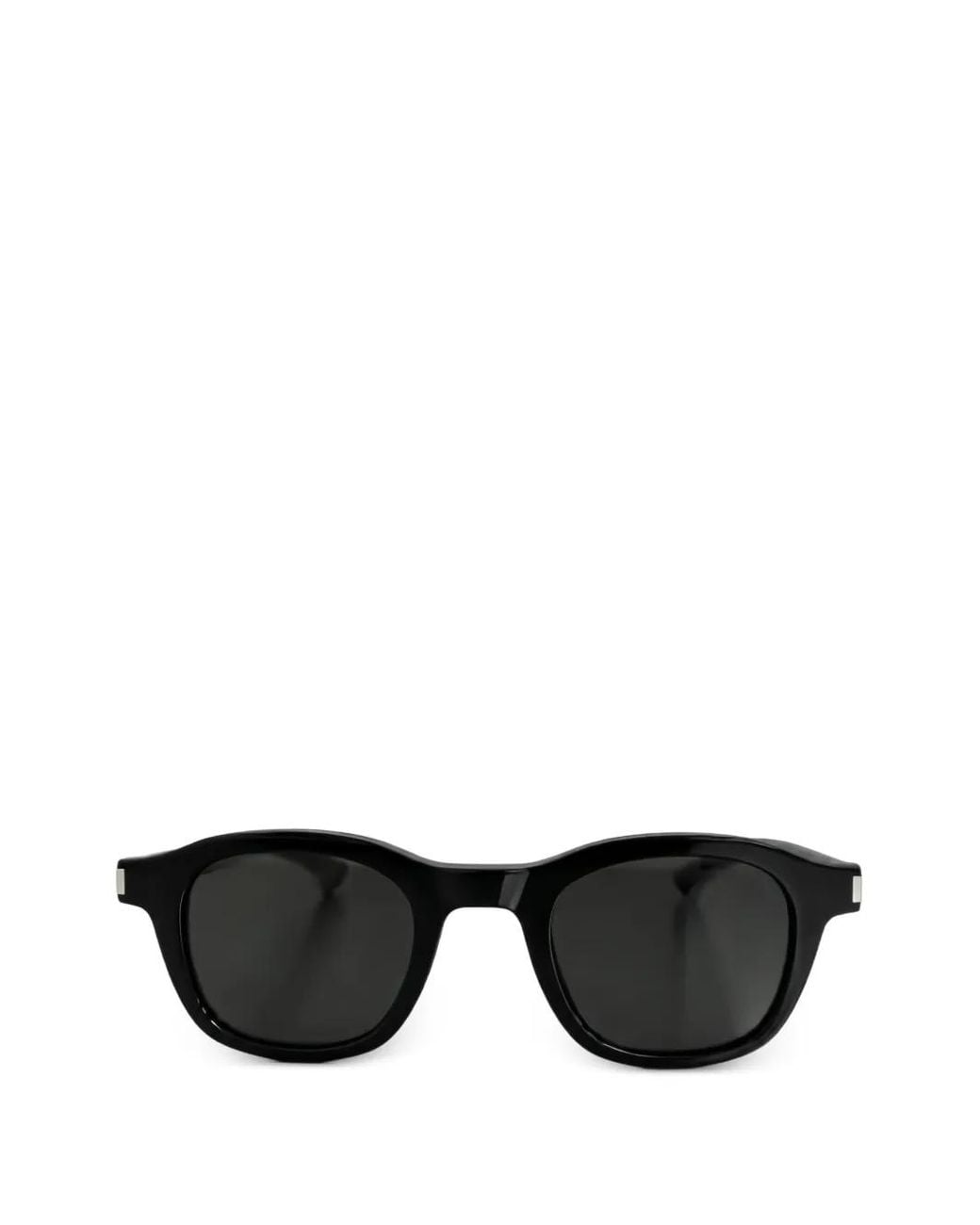 Saint Laurent Black Rectangle-Frame Sunglasses