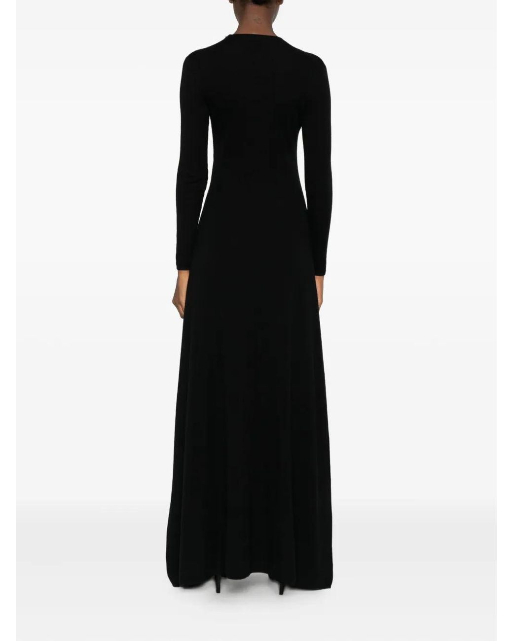 Tom Ford Black Long-Sleeve Maxi Dress
