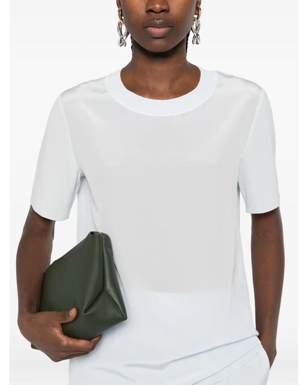 Joseph White Crew-Neck T-Shirt
