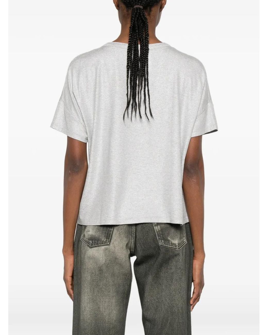 Majestic Filatures White Crew Neck T-Shirt