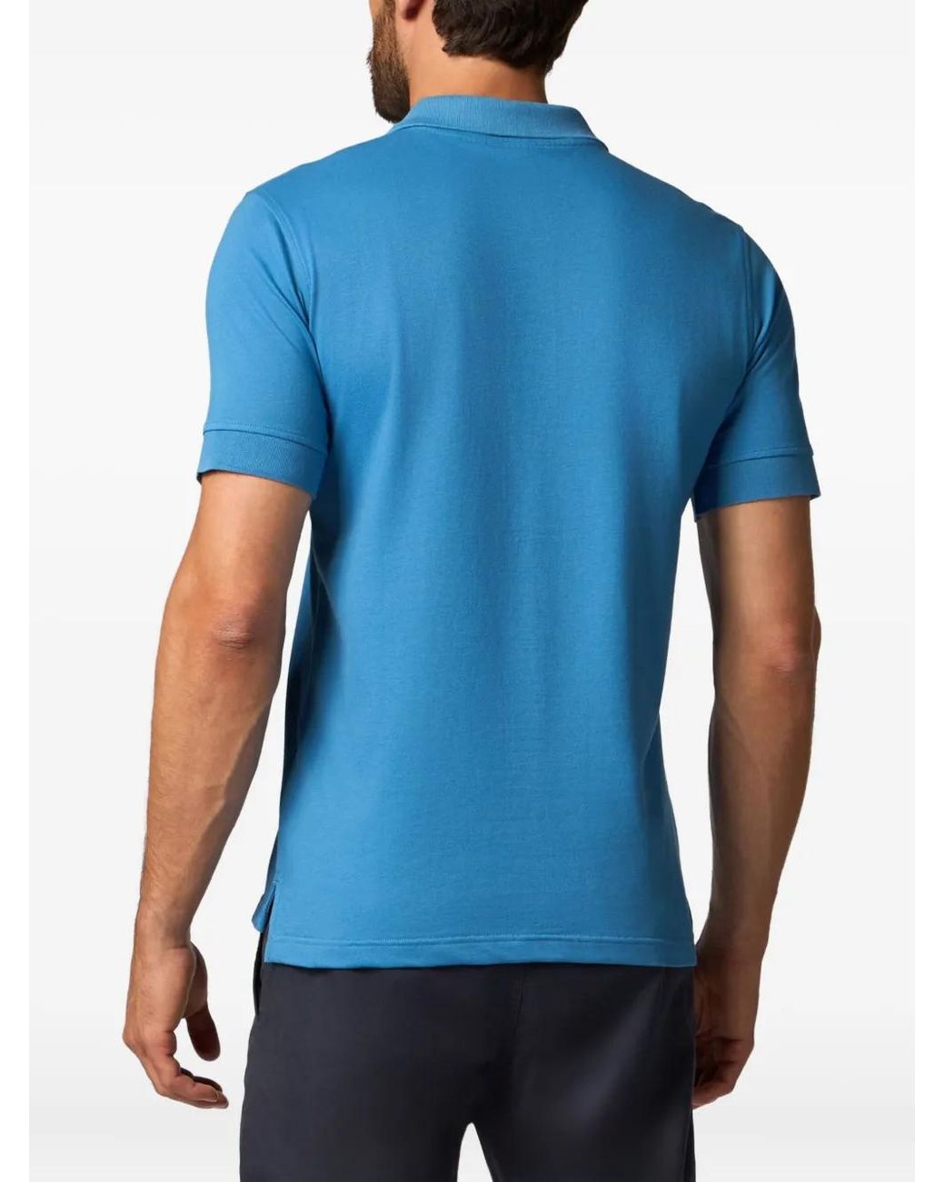 Brooks Brothers Blue Cotton-Piqué Polo for men