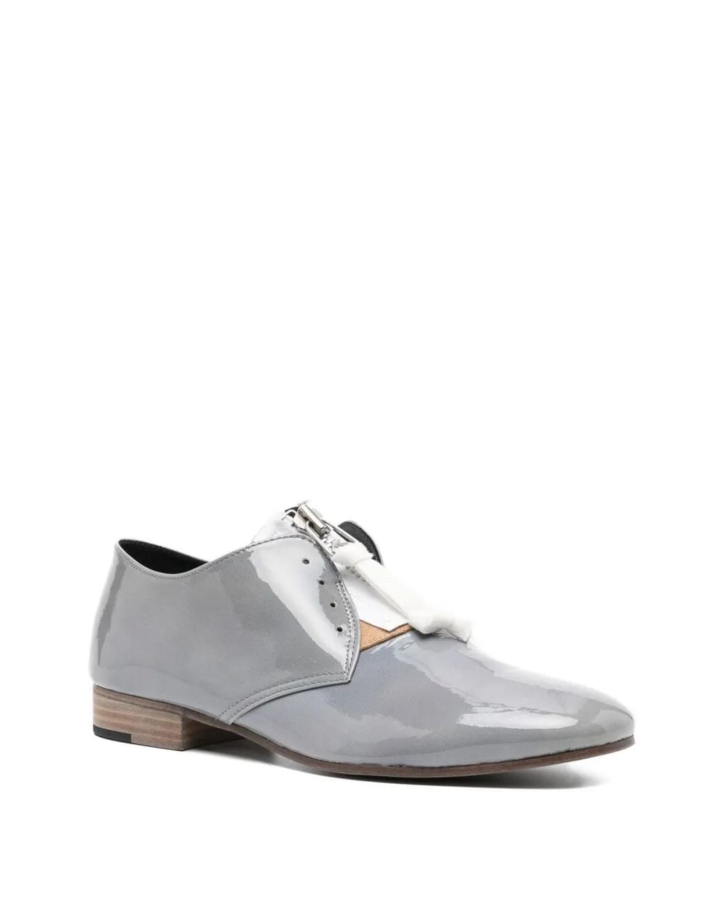 Undercover White Leather Loafers for men