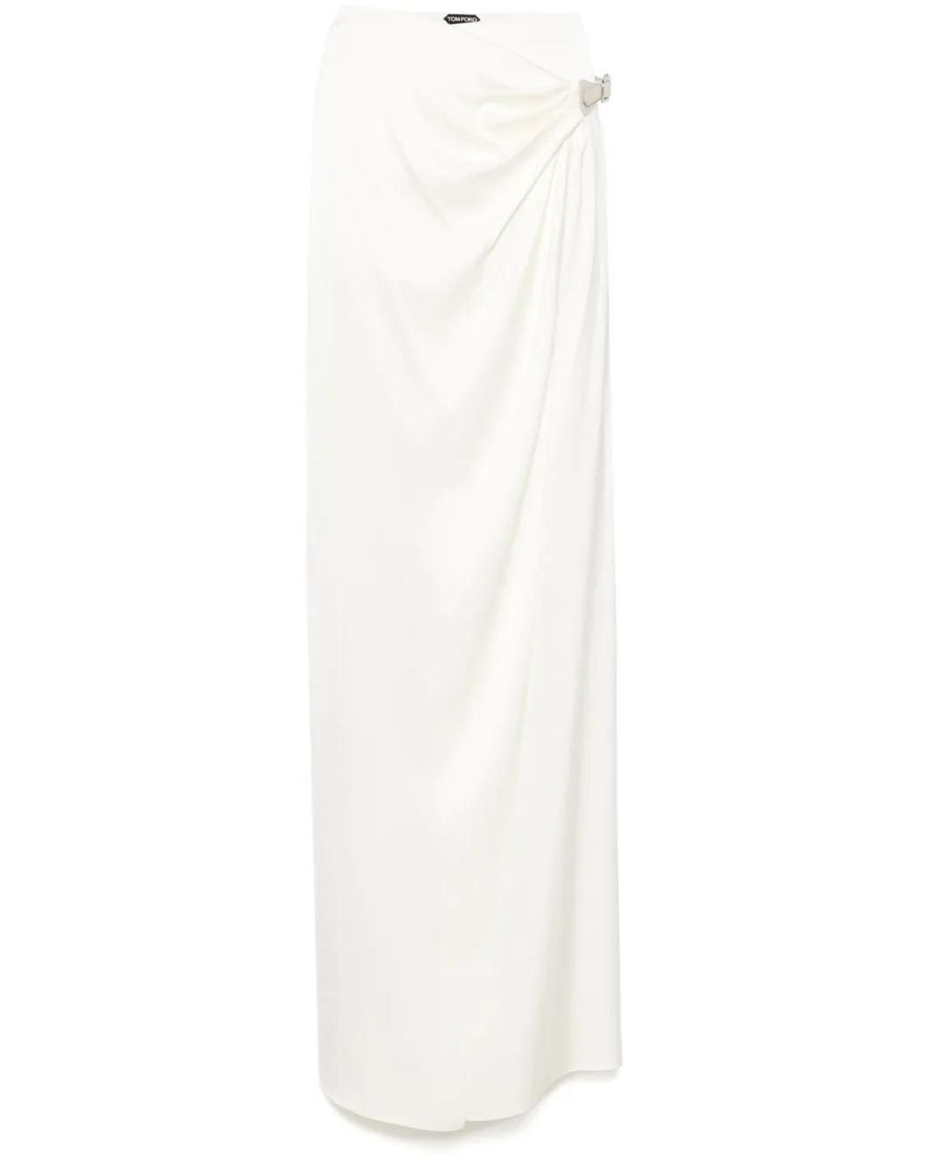 Tom Ford Zijden Maxi-Rok in het White
