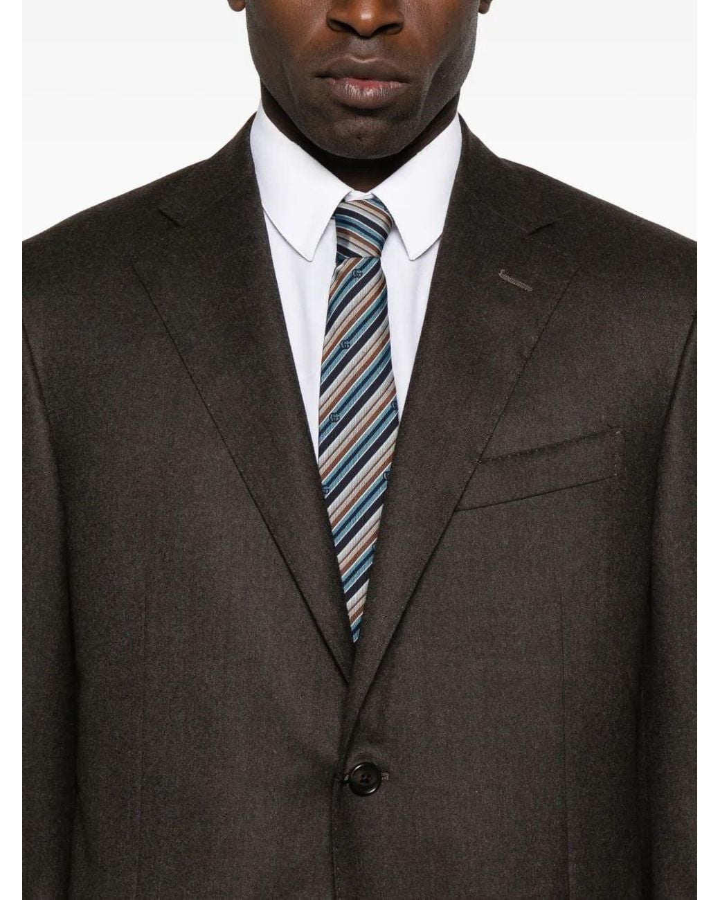 Traje Con Dos Botones Corneliani de hombre de color Black