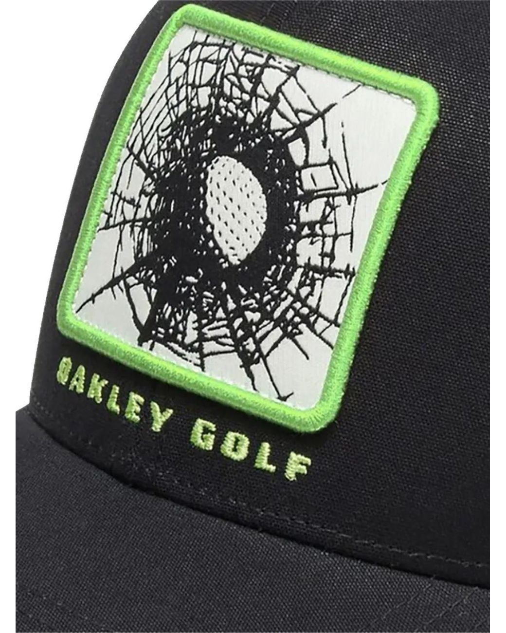 Oakley Black Performance Patch Baseball Cap for men