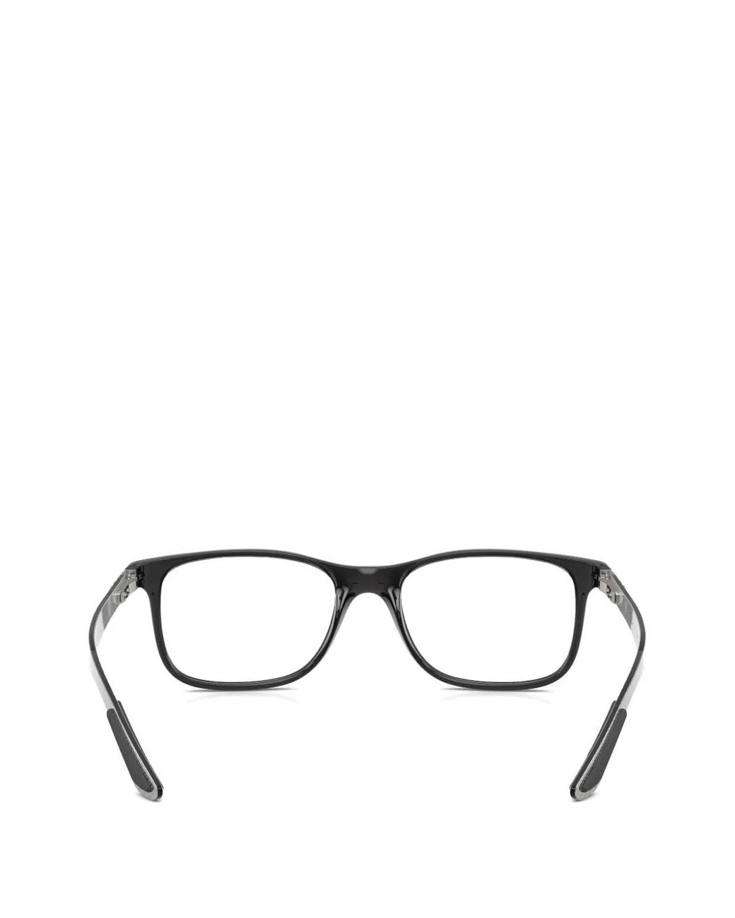 Ray-Ban Black Rectangle-Frame Glasses
