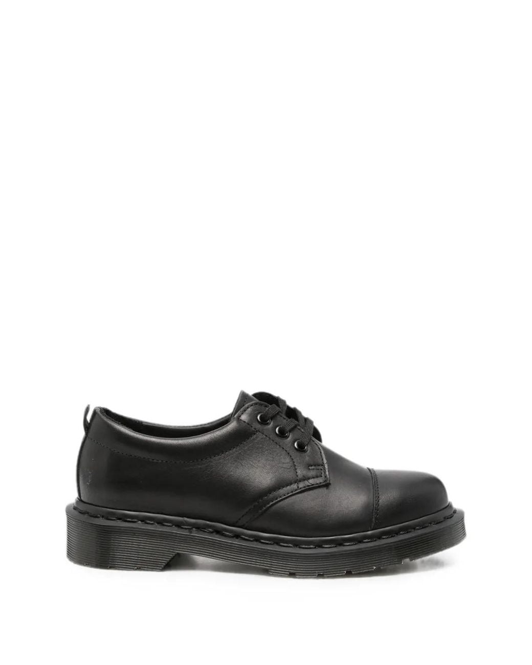 MHL by Margaret Howell Black Derby Leather Shoes