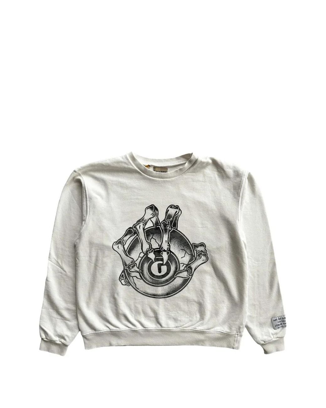 GALLERY DEPT. White Big G-Ball Graphic-Print Sweatshirt for men