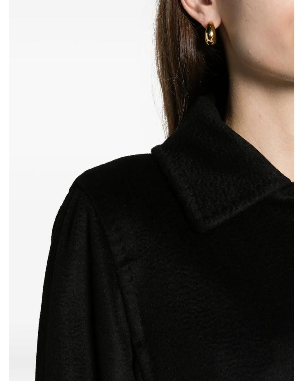 Max Mara Black Manuela Icon Coat