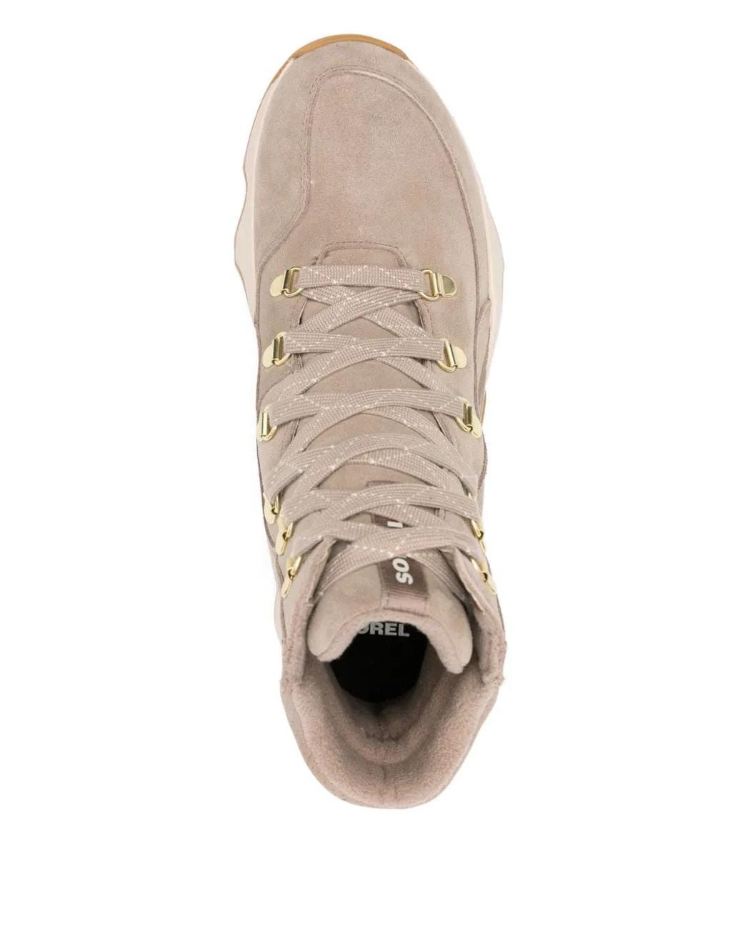Sorel Natural Kinetic Lace-Up Chunky-Sole Combat Boots
