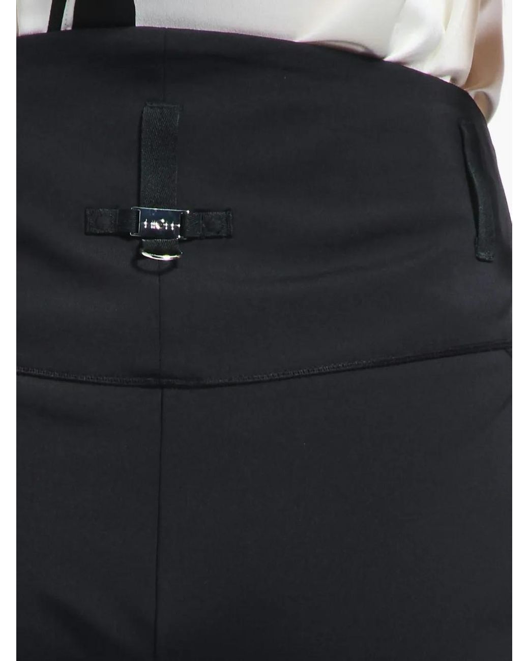 High Black Tapered Trousers
