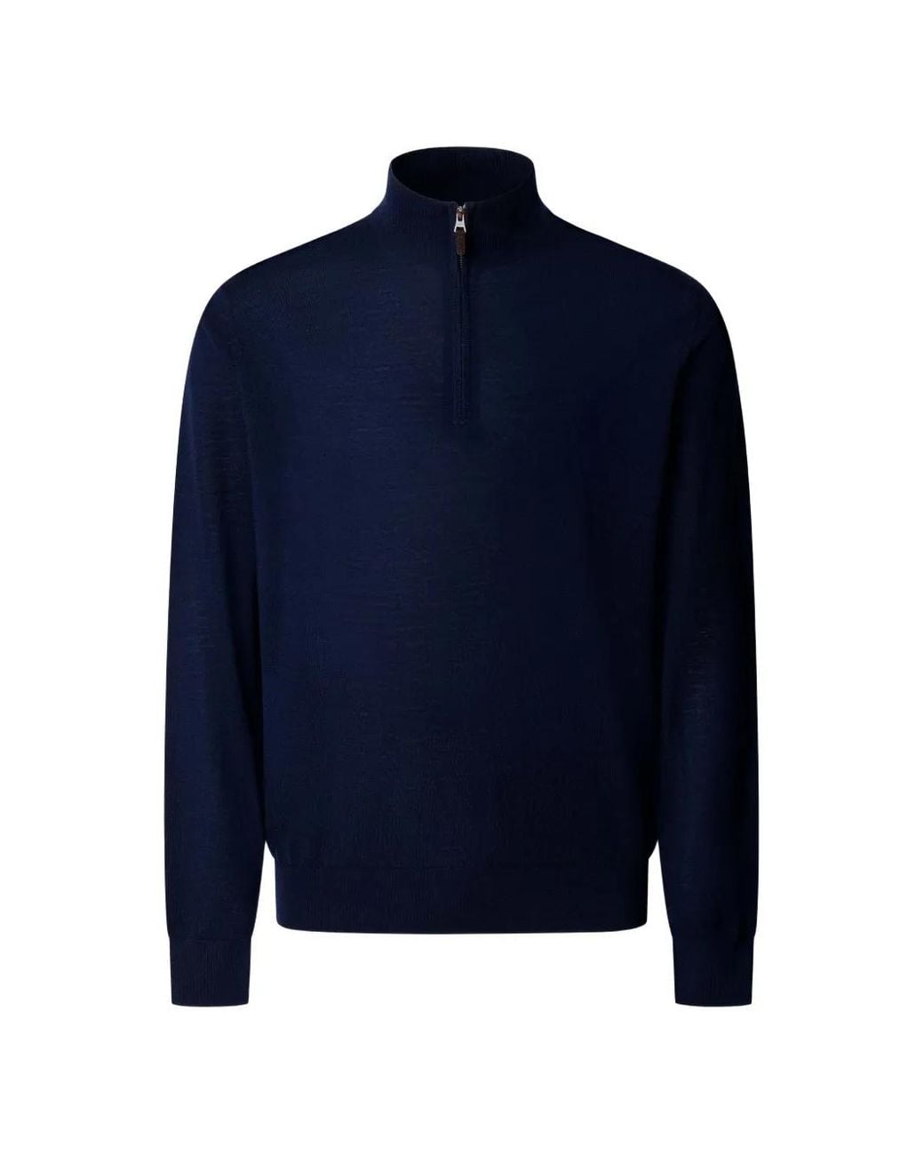 Hackett Blue Quarter-Zip Sweater for men