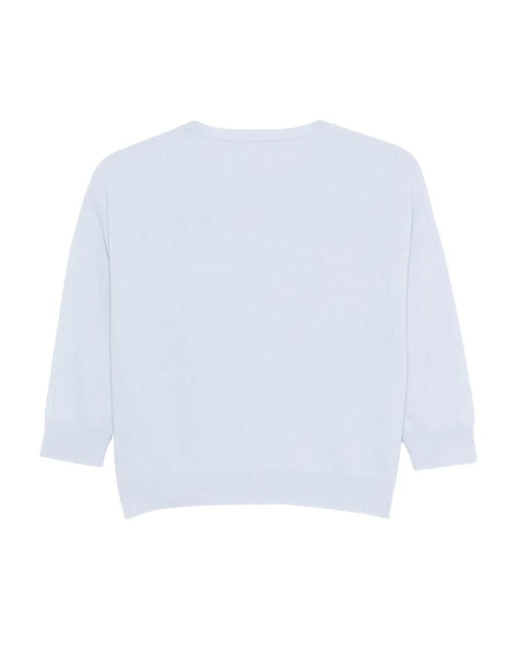 SAPIO White Crew-Neck Sweater