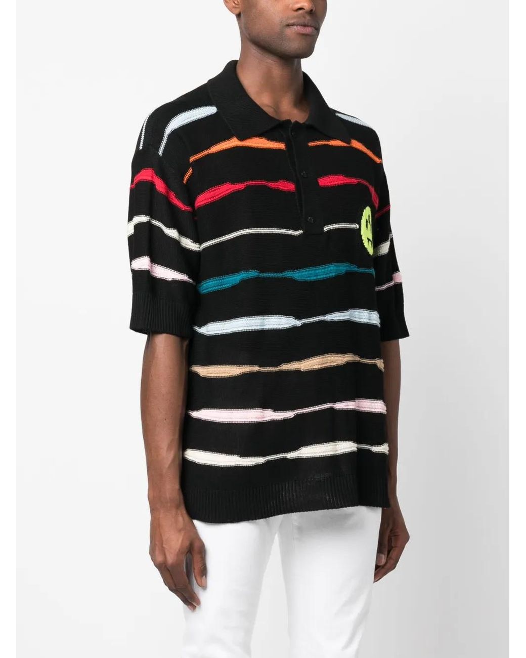 Barrow Black Knitted Polo Shirt