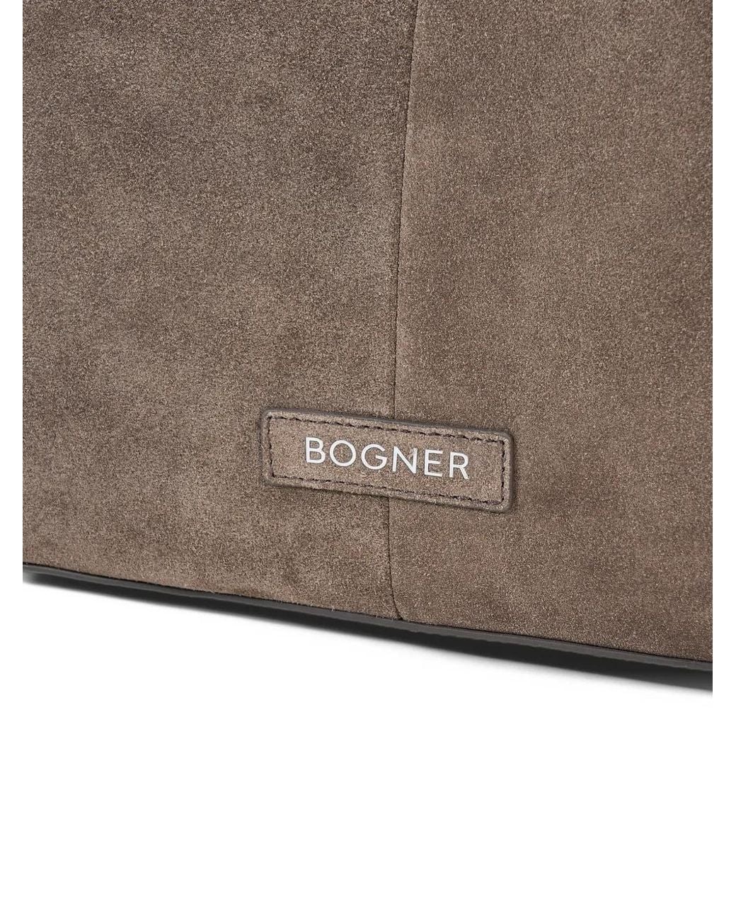 Bogner Brown Loges Valesca Suede Tote Bag