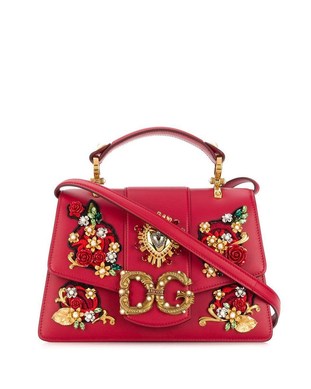 Sac à main Amore Dolce & Gabbana en coloris Rouge | Lyst