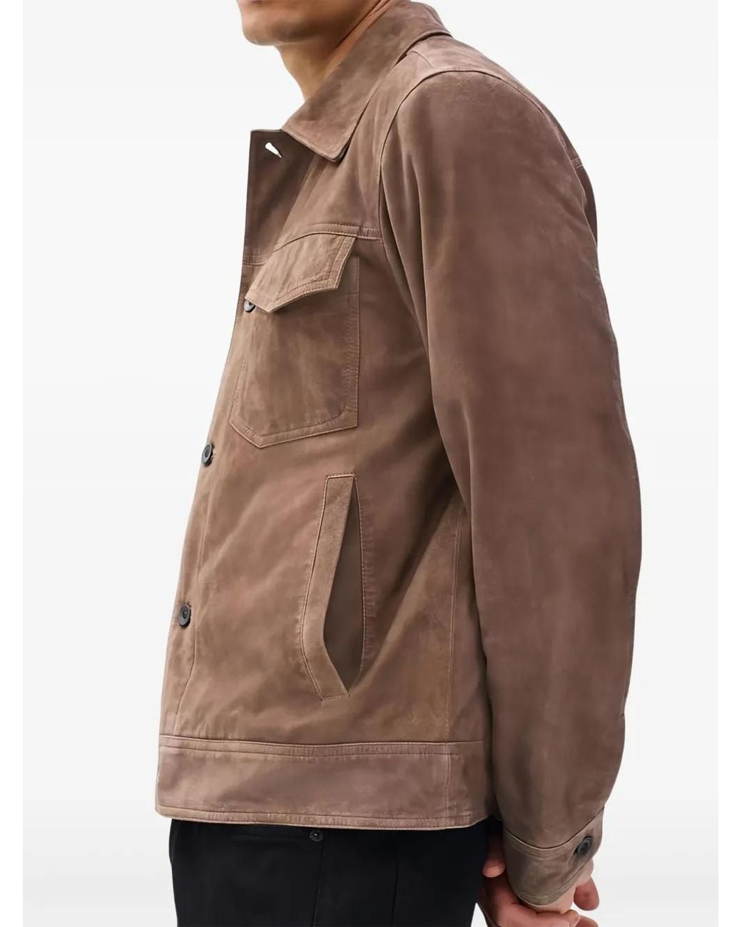 Rag & Bone Brown Suede Jacket for men