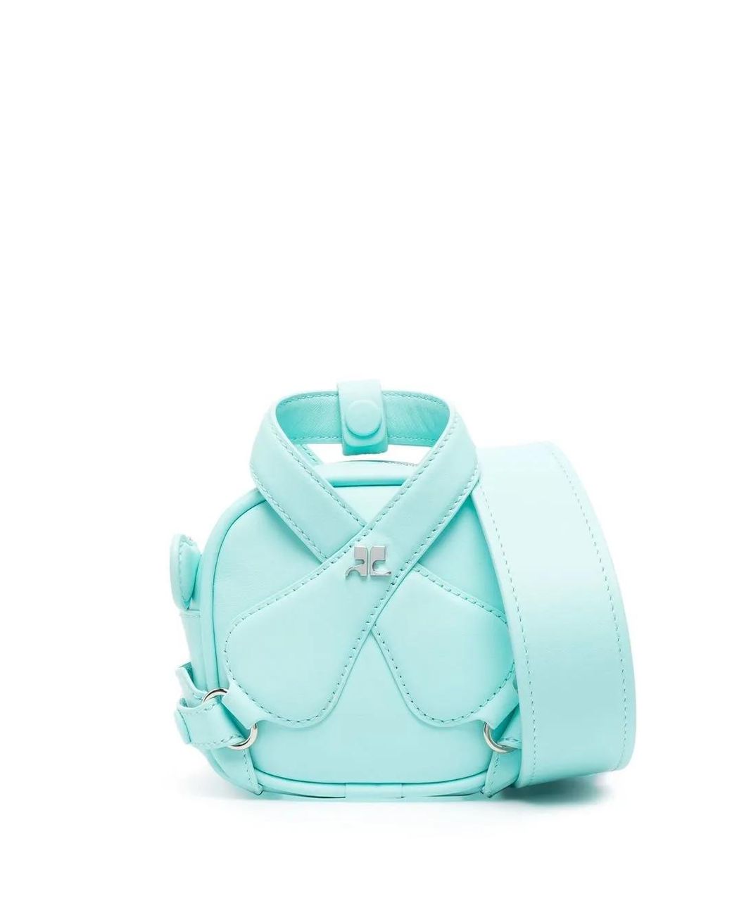 Courreges Blue Loop X Mini Tasche