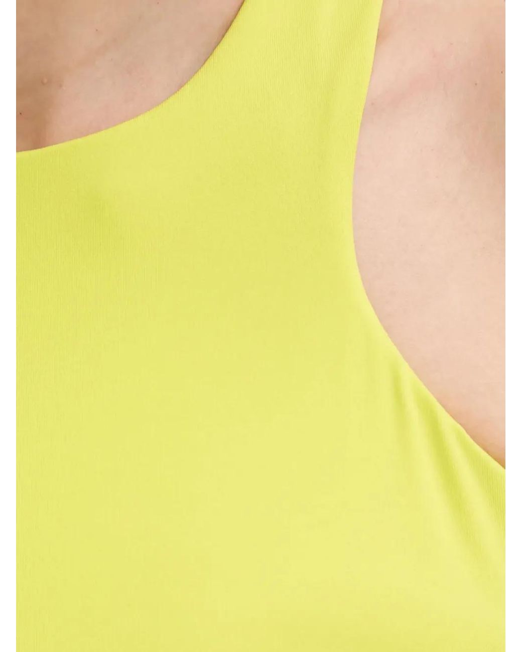 The North Face Yellow Refina Longline Halterneck Sports Bra