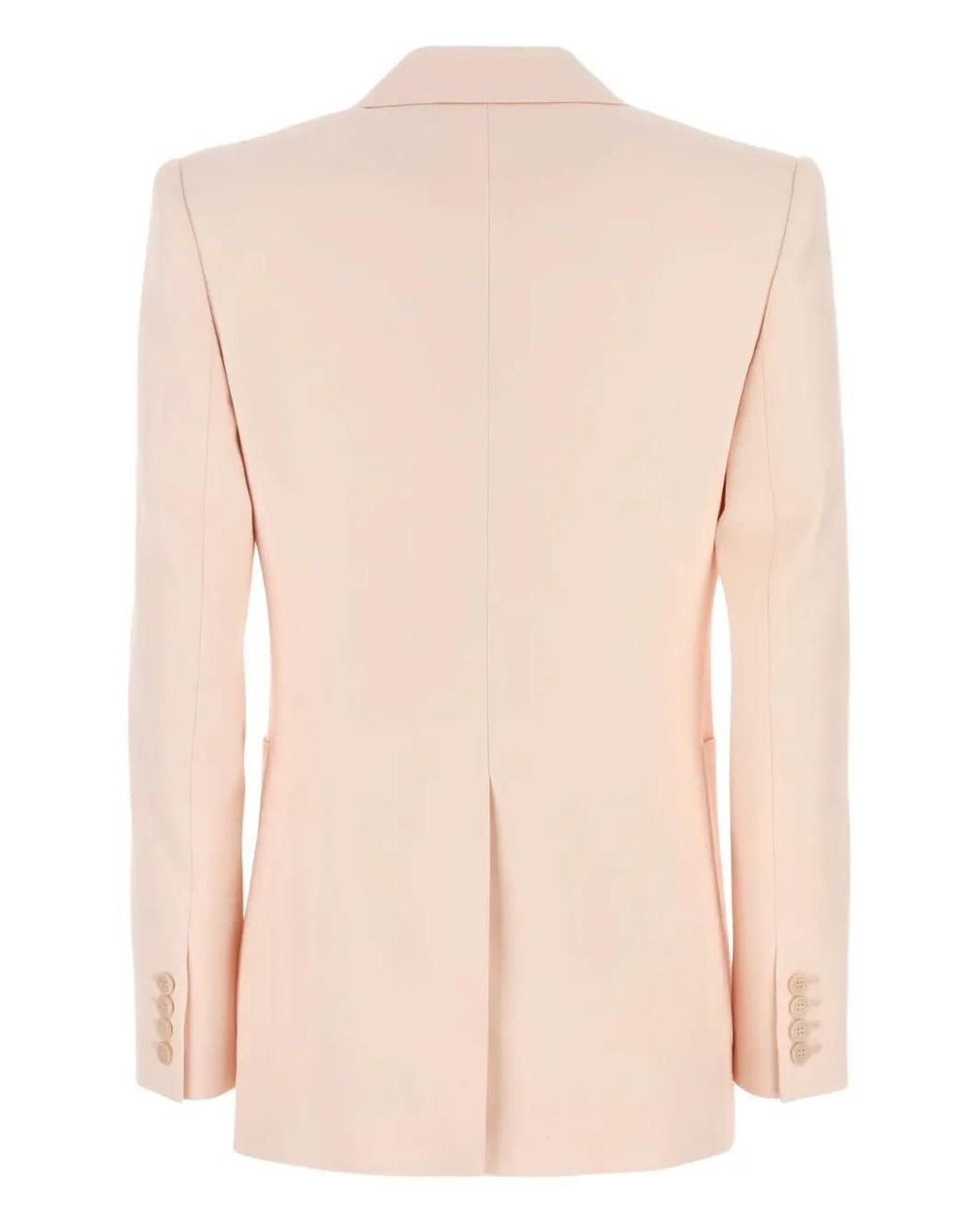 Chloé Natural Patch-Pocket Wool Blazer