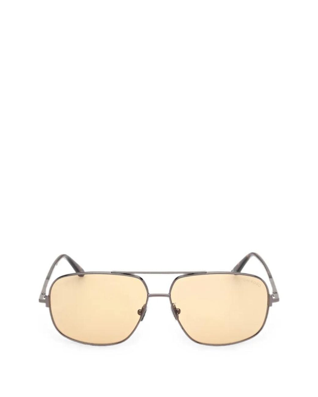 Tom Ford Natural Pilot-Frame Sunglasses