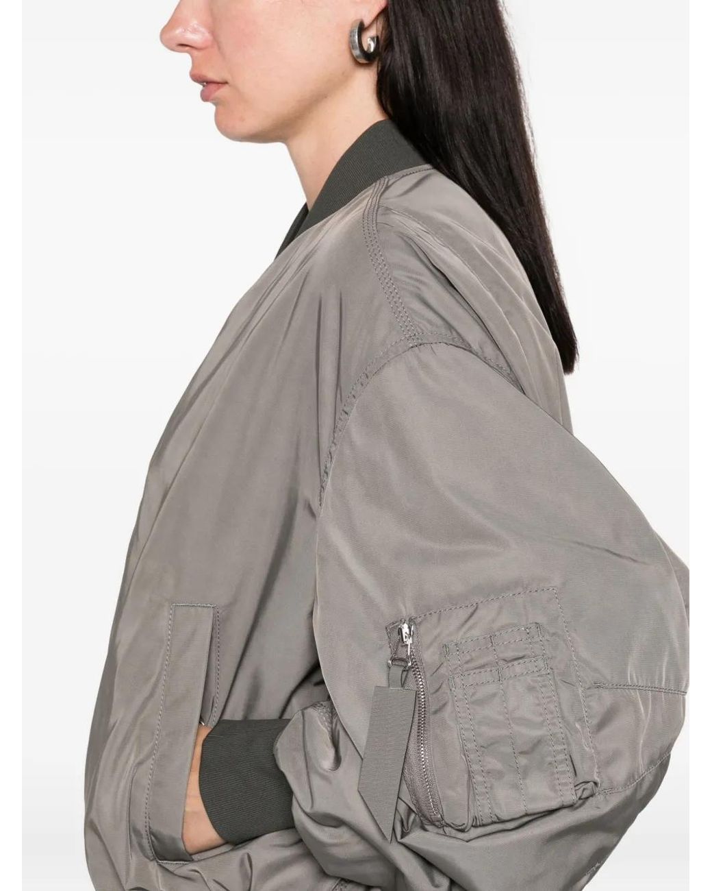 The Attico Gray Bomber 'Anja'