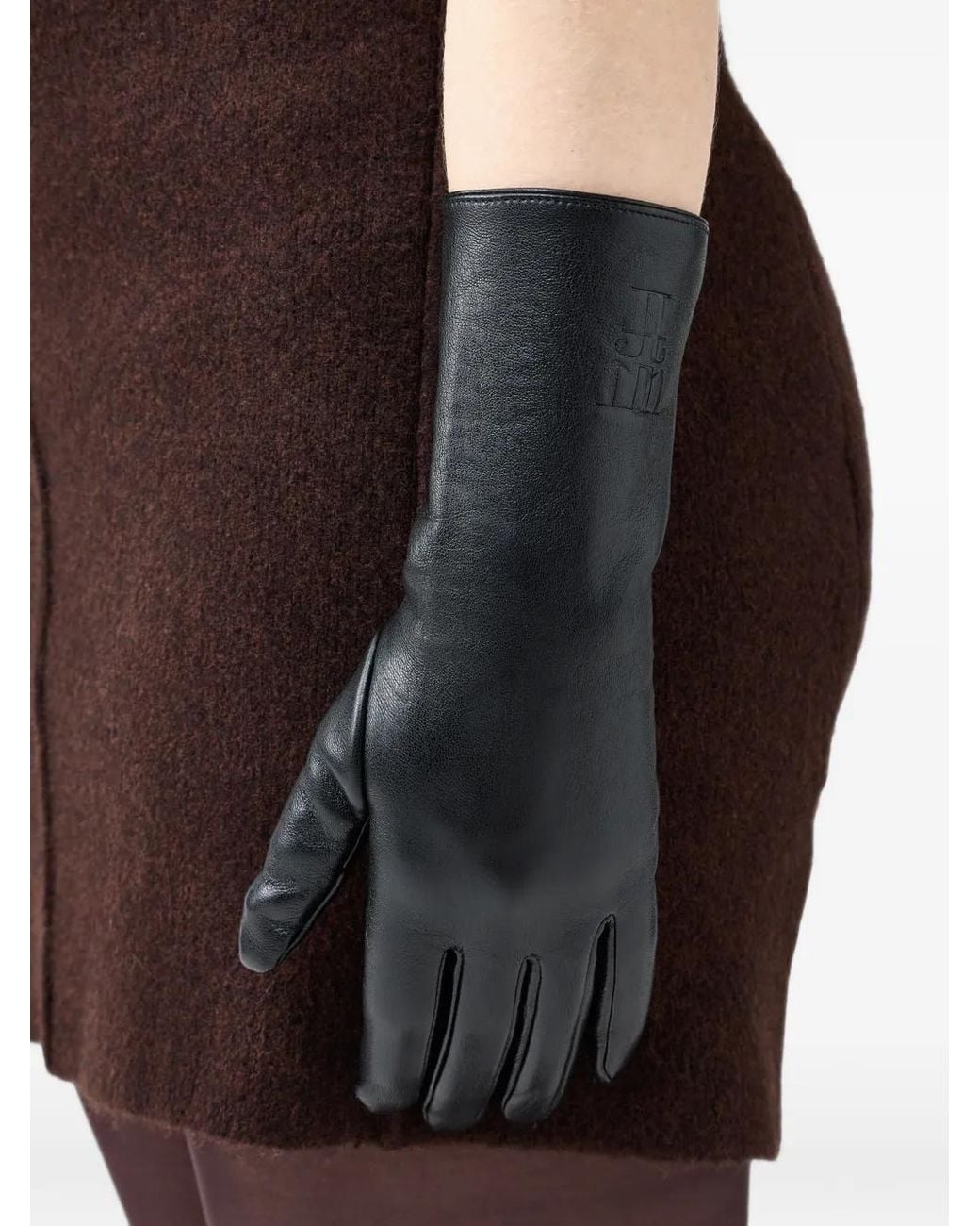 Unreal Fur Black Bit Gloves