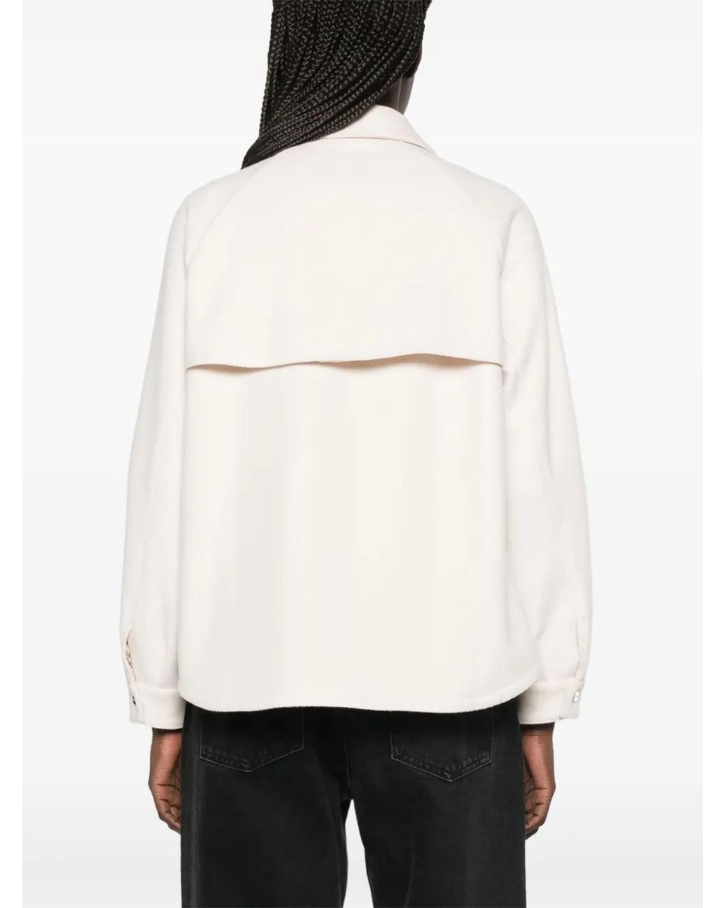 Herno White Virgin Wool Jacket