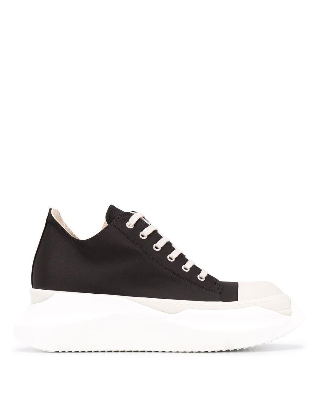 Rick Owens Drkshdw Leather Chunky Lace-up Sneakers in Black for Men - Lyst