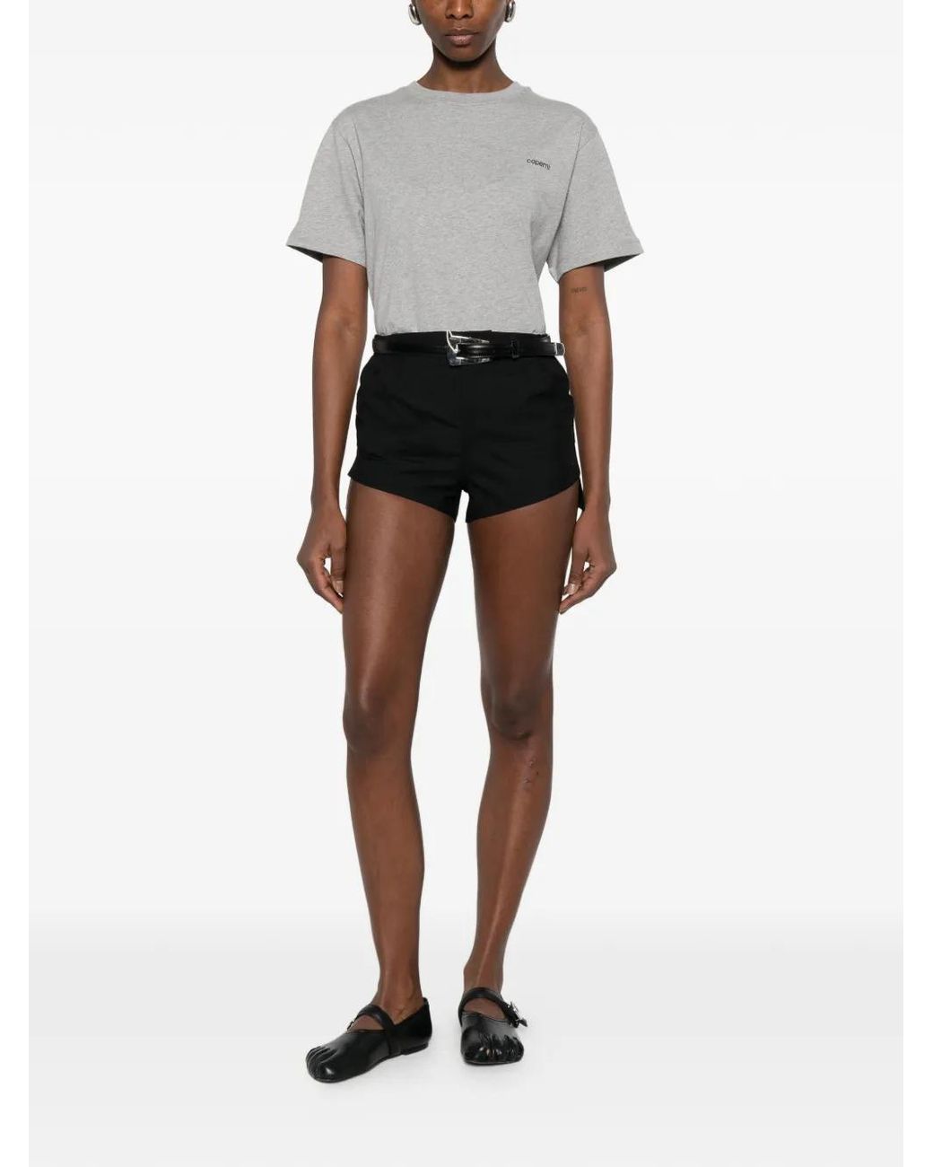 Coperni Black Technical Tailored Shorts