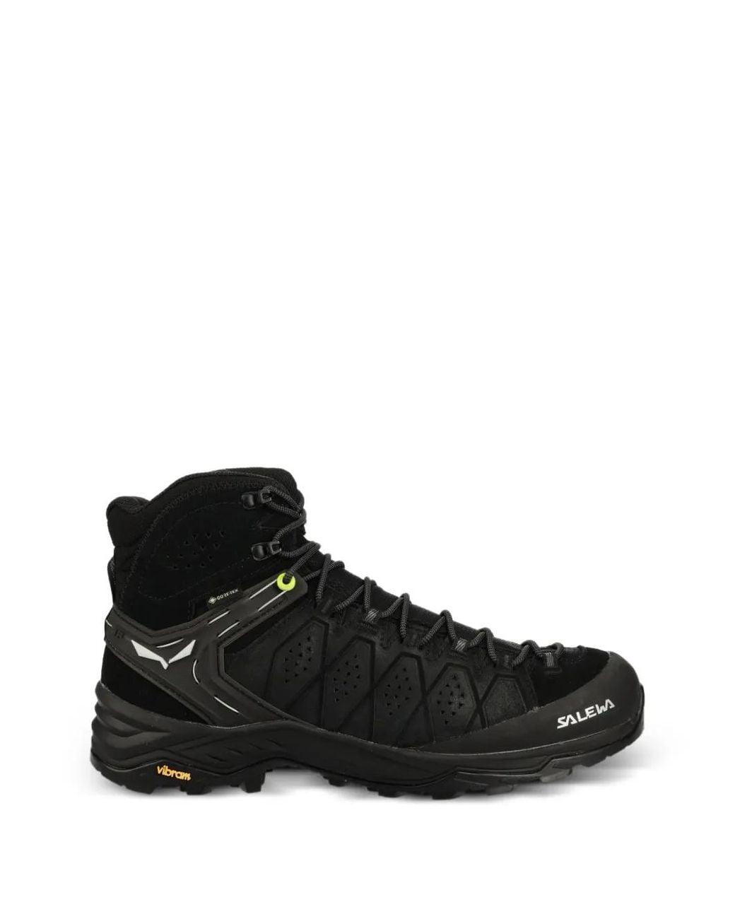 Salewa Black Mid-Cut Boots for men