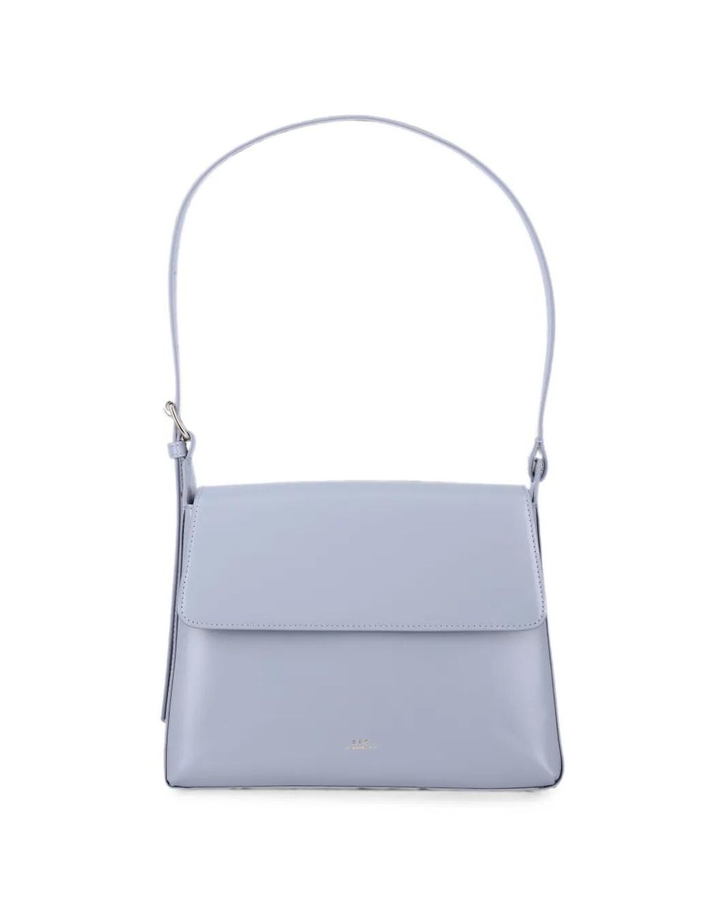 A.P.C. White Virginie Flap Bag