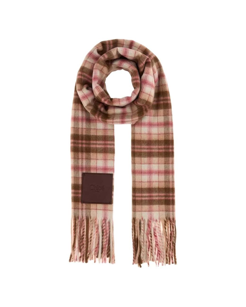 Chloé Multicolor Highlanding Cashmere Scarf