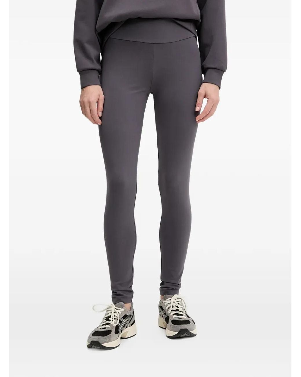 Leggins Con Placa Del Logo EA7 de color Black