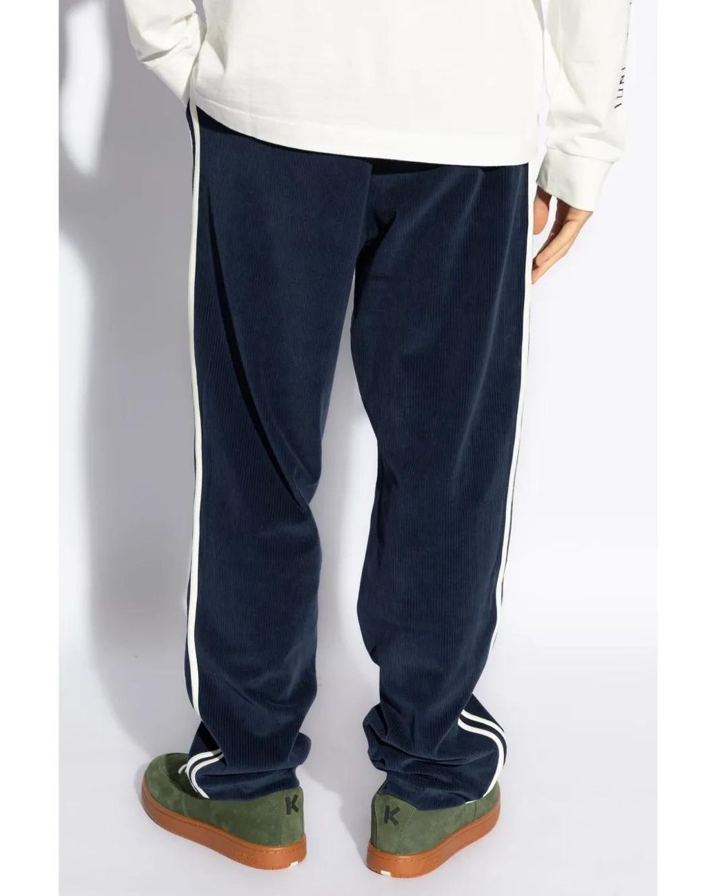 KENZO Blue 'Velvet Track Pant for men