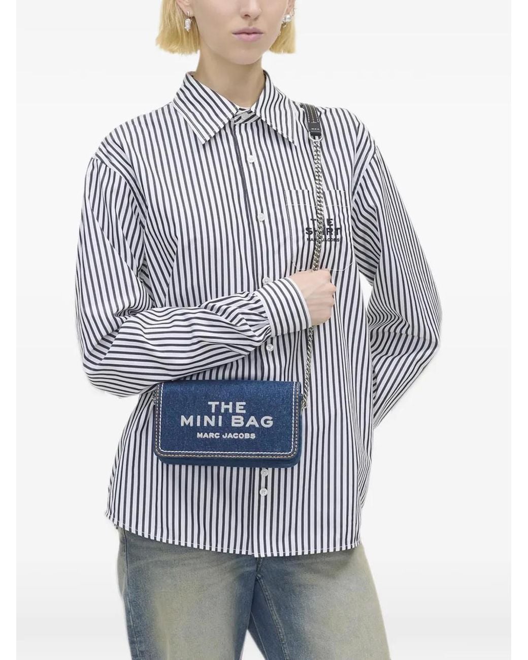 Marc Jacobs Blue Shoulder Bag 'The Mini'