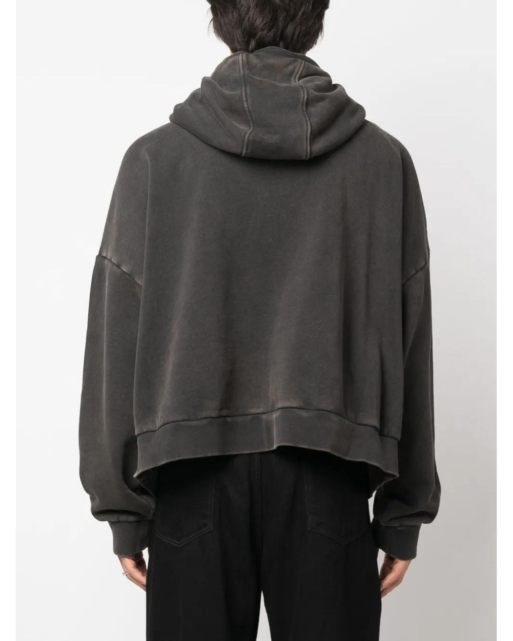 Entire studios Black Zip-Fastening Cotton Hoodie