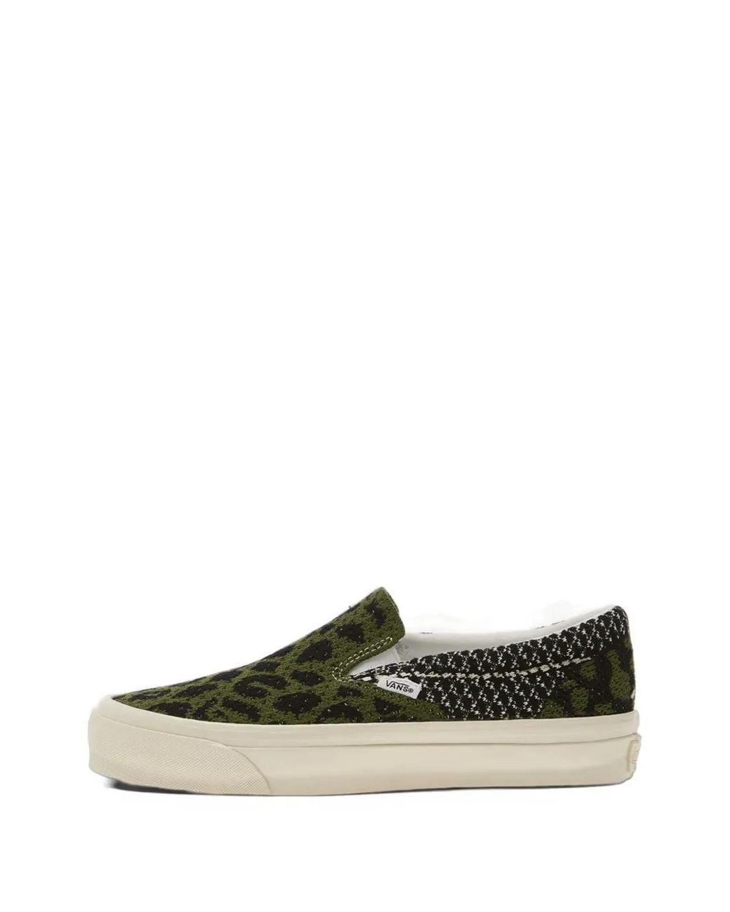 Vans Green Premium Classic Slip-On Shoes