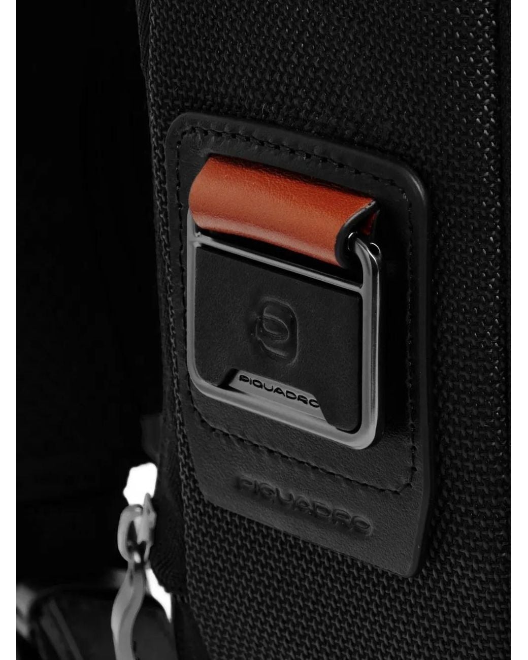 Piquadro Gesteppter Rucksack in Black für Herren